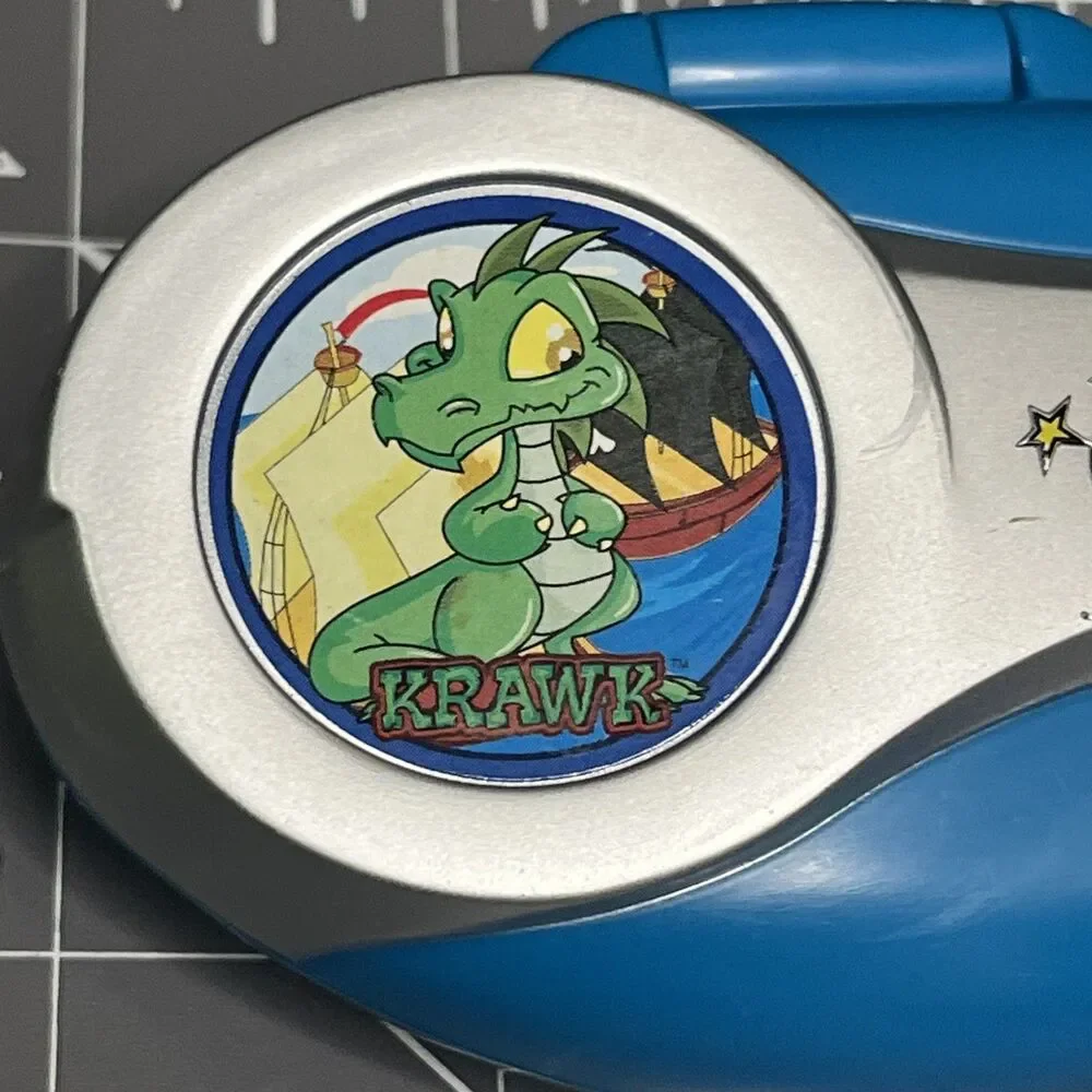 2002 Y2K Tiger Electronics Neopets Pocket Game Pet Krawk Works New Batteries